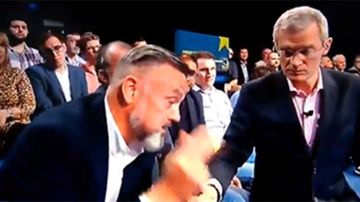 Studio guest confronts Anne Widdecombe for 'peddling' hate