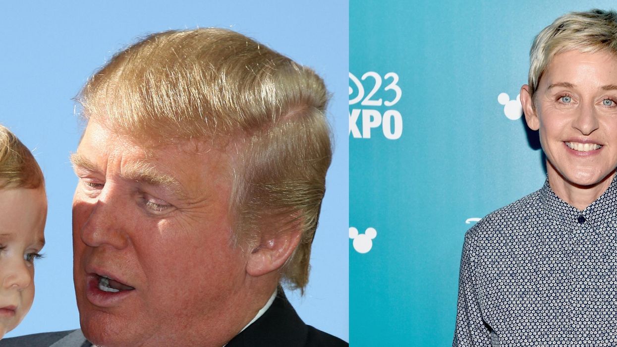 Ellen DeGeneres gave Donald and Melania Trump a gold stroller after Barron was born, reports claim