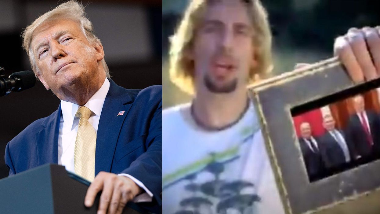 Trump's own Nickleback meme is now being used against him
