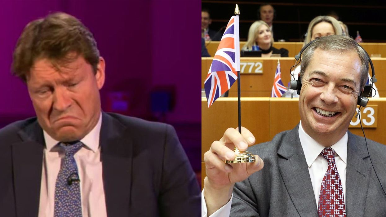 Brexit Party chairman left speechless after hearing Nigel Farage's comments about the EU referendum