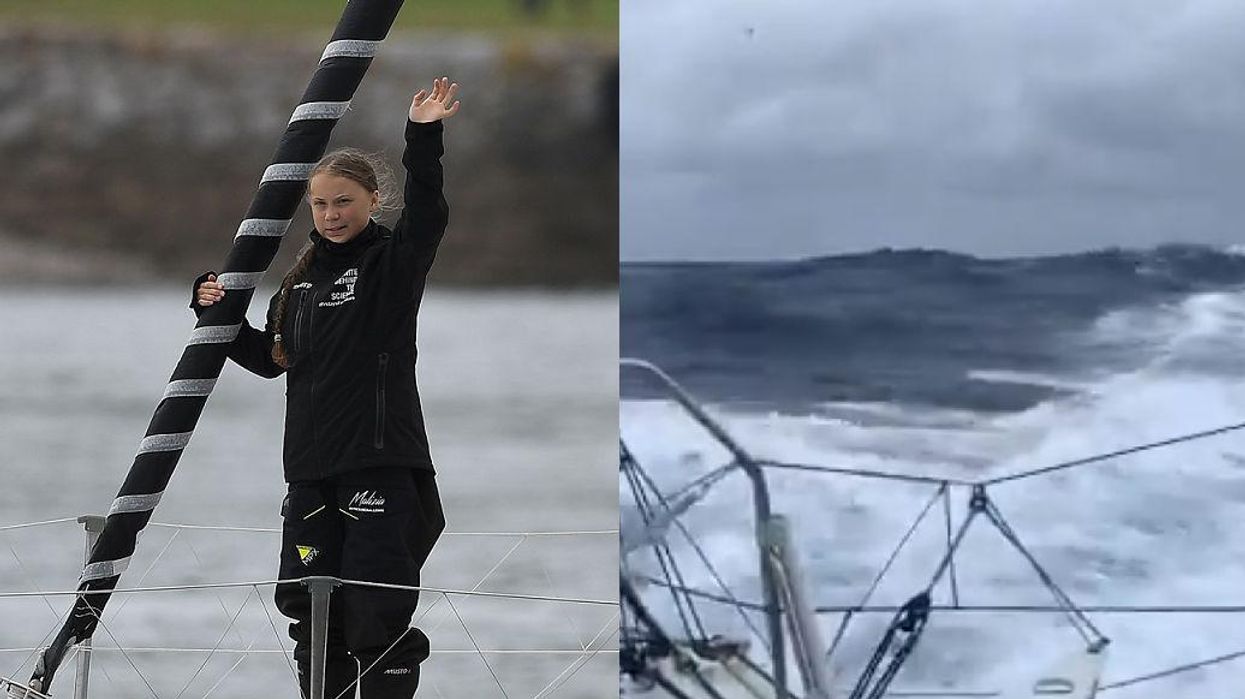 Greta Thunberg praised after enduring rough seas on her transatlantic boat trip