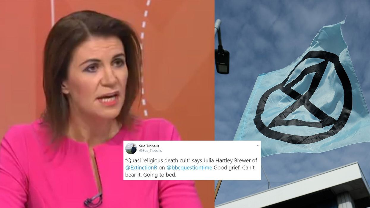 Julia Hartley-Brewer slammed for calling Extinction Rebellion a 'quasi-religious death cult'