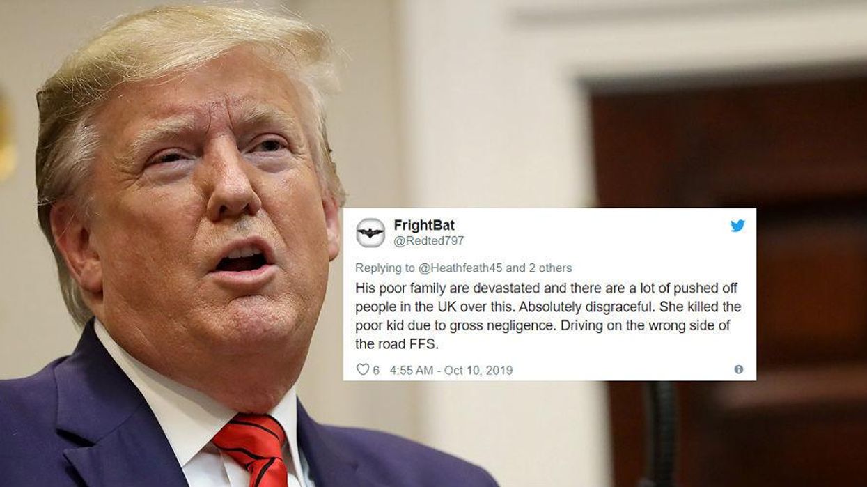 Trump defends diplomat's wife involved in car crash that killed British teenager and people are outraged