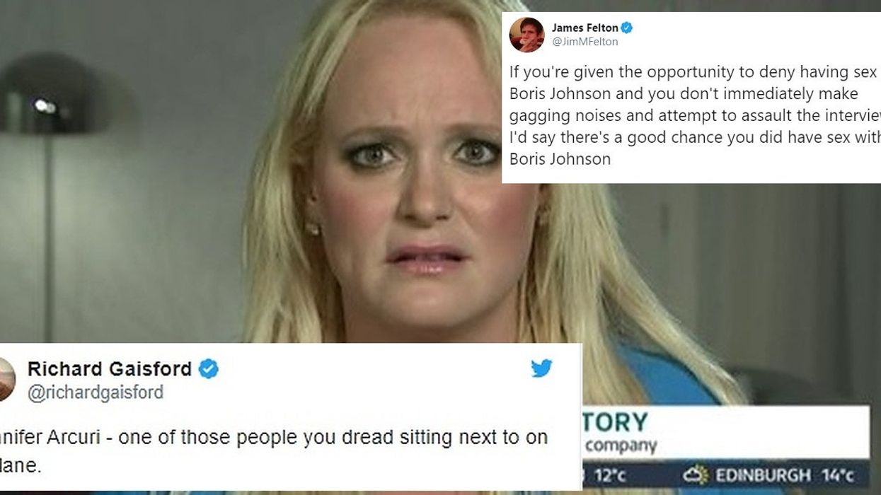 Jennifer Arcuri has become the internet's new favourite meme after first TV interview