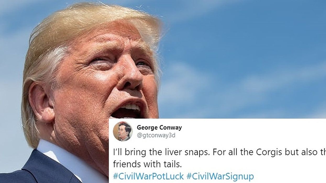 Donald Trump mocked by literally everyone for suggesting his impeachment could lead to 'civil war'