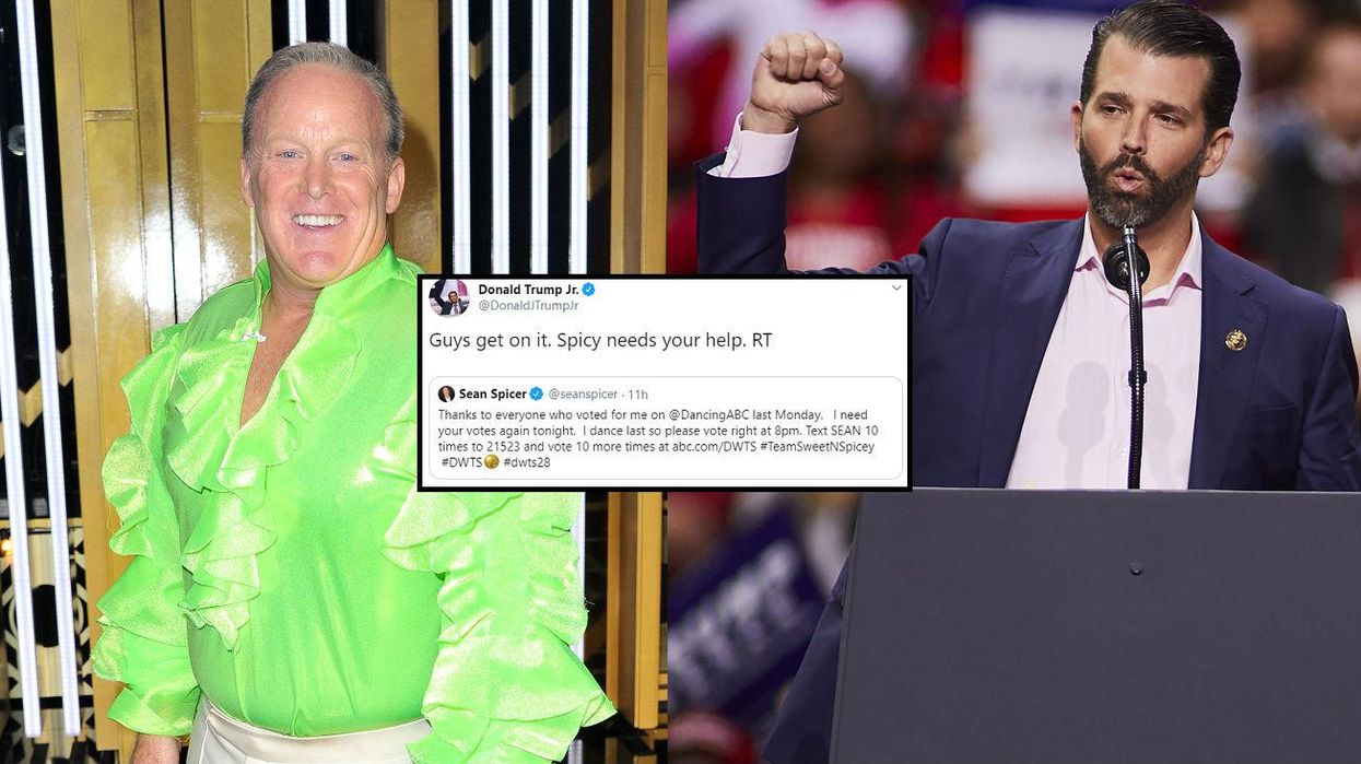 Donald Trump Jr has a nickname for Sean Spicer on Dancing With The Stars and it's awful