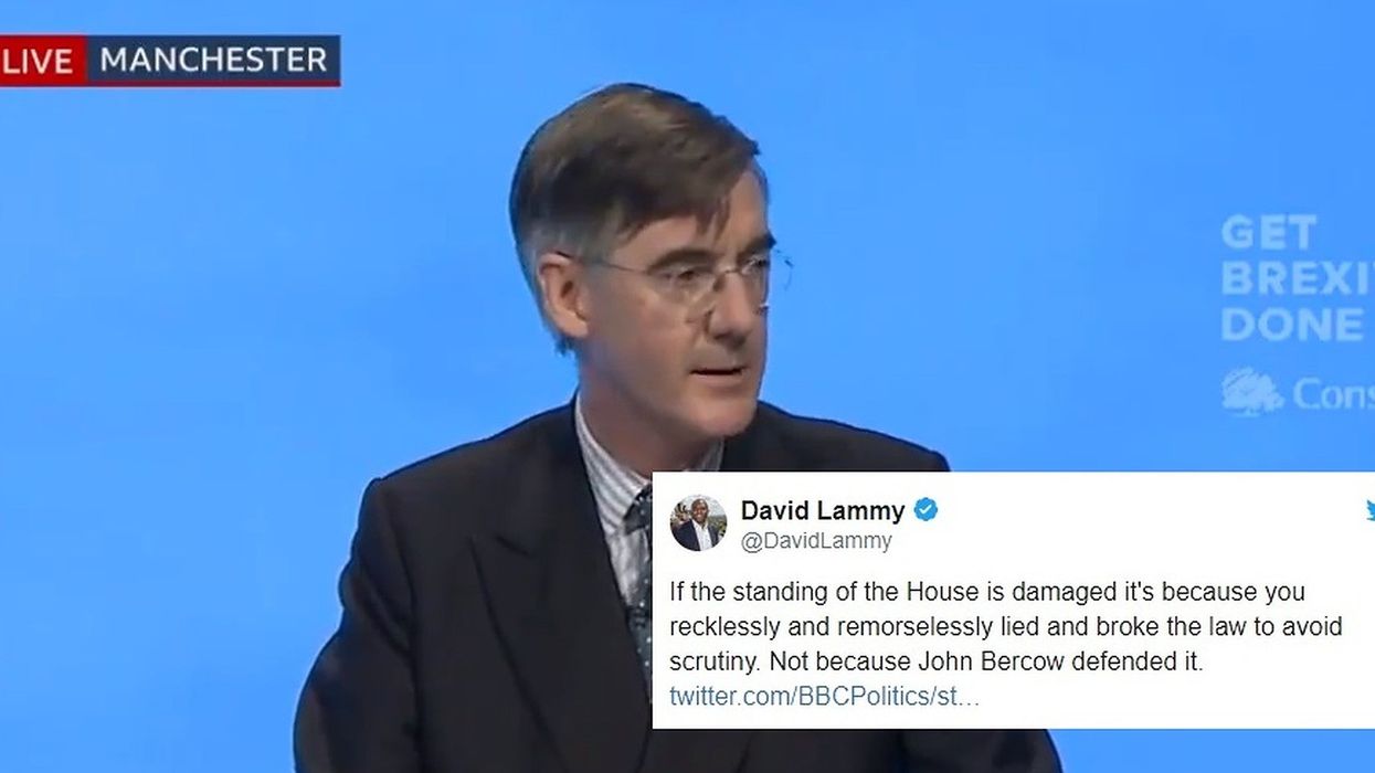 Jacob Rees-Mogg said that John Bercow has 'damaged the standing of the Commons' and people pointed out the obvious