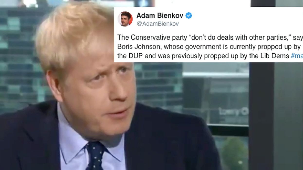 Boris Johnson said the Conservative Party 'doesn't do deals with other parties' and everyone made the same point