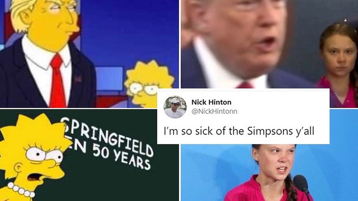 The Simpsons predicted Greta Thunberg’s UN speech because of course they did