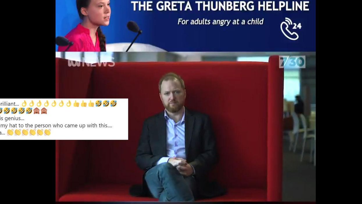There’s a Greta Thunberg Helpline for 'middle aged men' who are angry with her