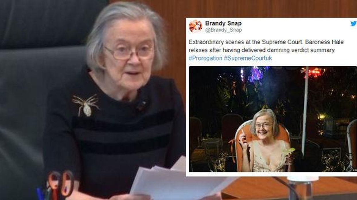 Supreme Court judge Lady Hale has become a glorious meme