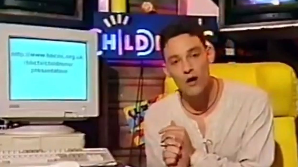 Only 90s kids will understand the pain of this TV clip featuring a really long website address