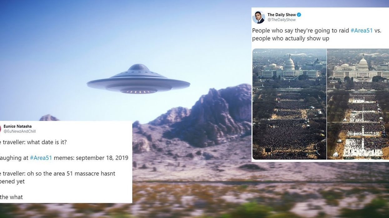 The 'storming of Area 51' has already become a hilarious meme