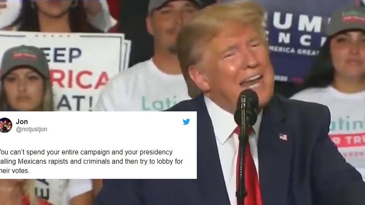 Trump said Hispanic voters support his border wall but they are having none of it