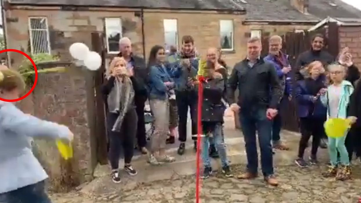 Nicola Sturgeon accidentally struck in the head while playing swingball