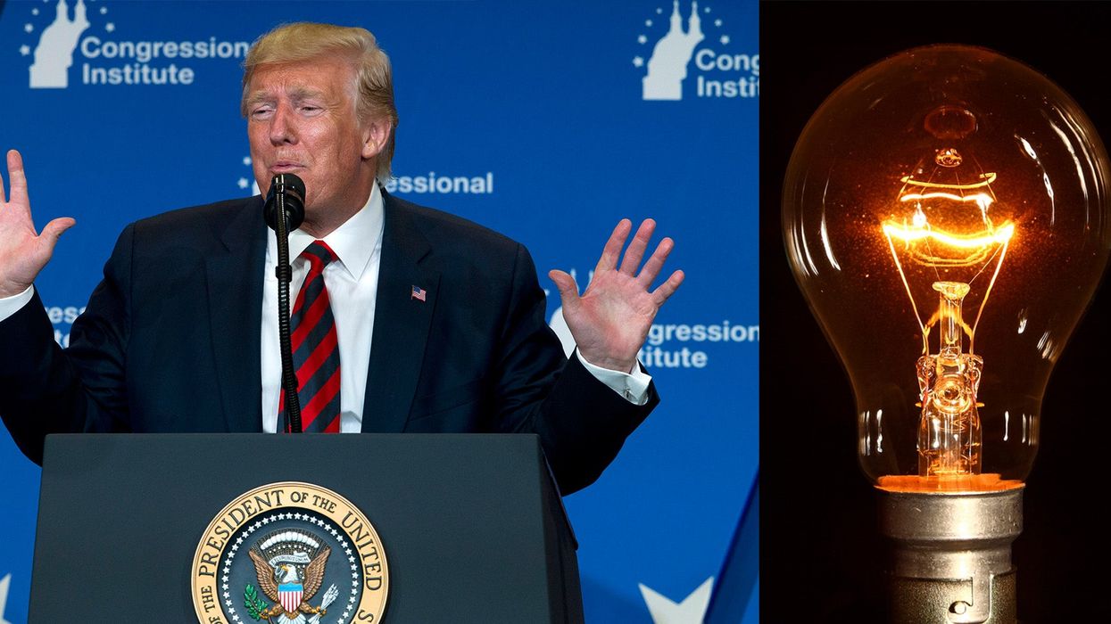 Trump went on a very strange rant about light bulbs
