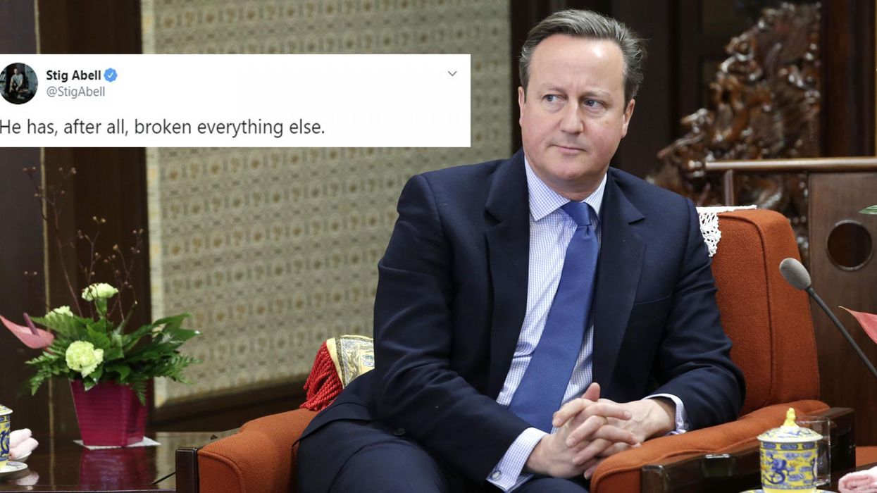 David Cameron is about to 'break his silence' and everyone is making the same joke