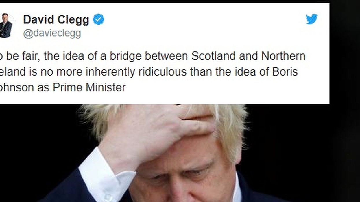Boris Johnson still wants a bridge between Northern Ireland and Scotland. People aren't convinced
