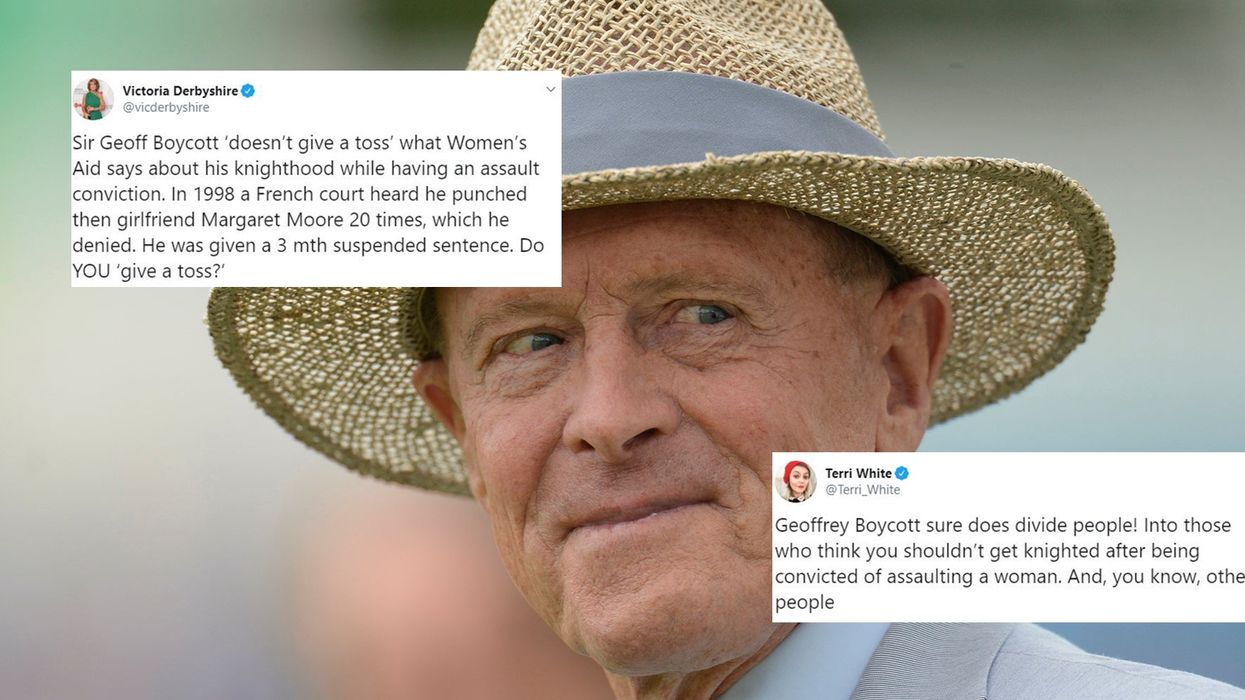 People are furious that Geoffrey Boycott has been awarded a knighthood