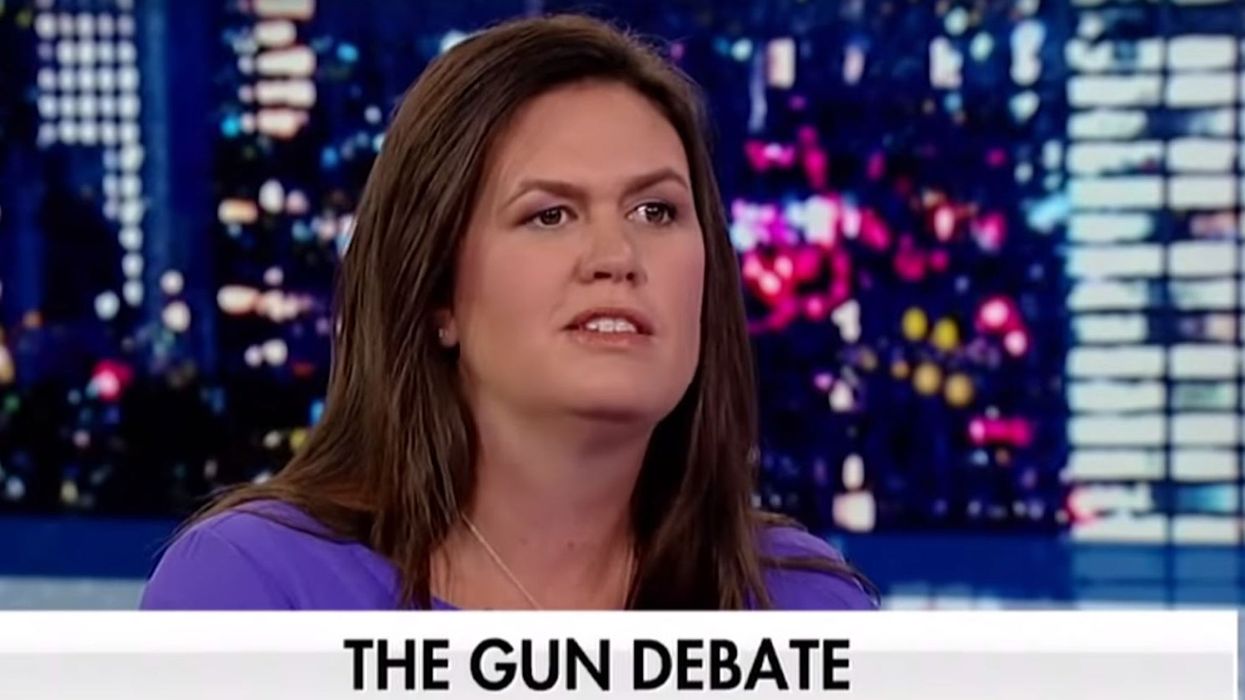 Sarah Sanders says mass shootings are a 'moral issue' not a 'gun issue’
