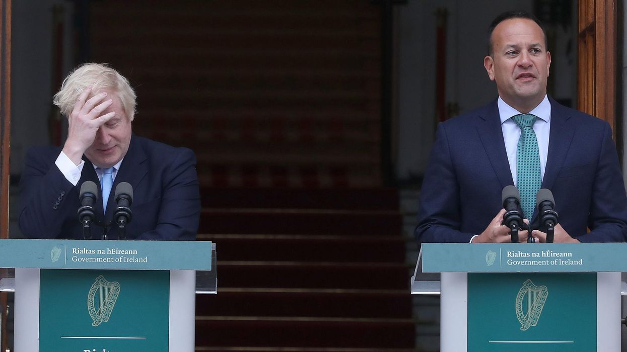 Leo Varadkar delivered a devastating speech about Brexit while standing next to Boris Johnson