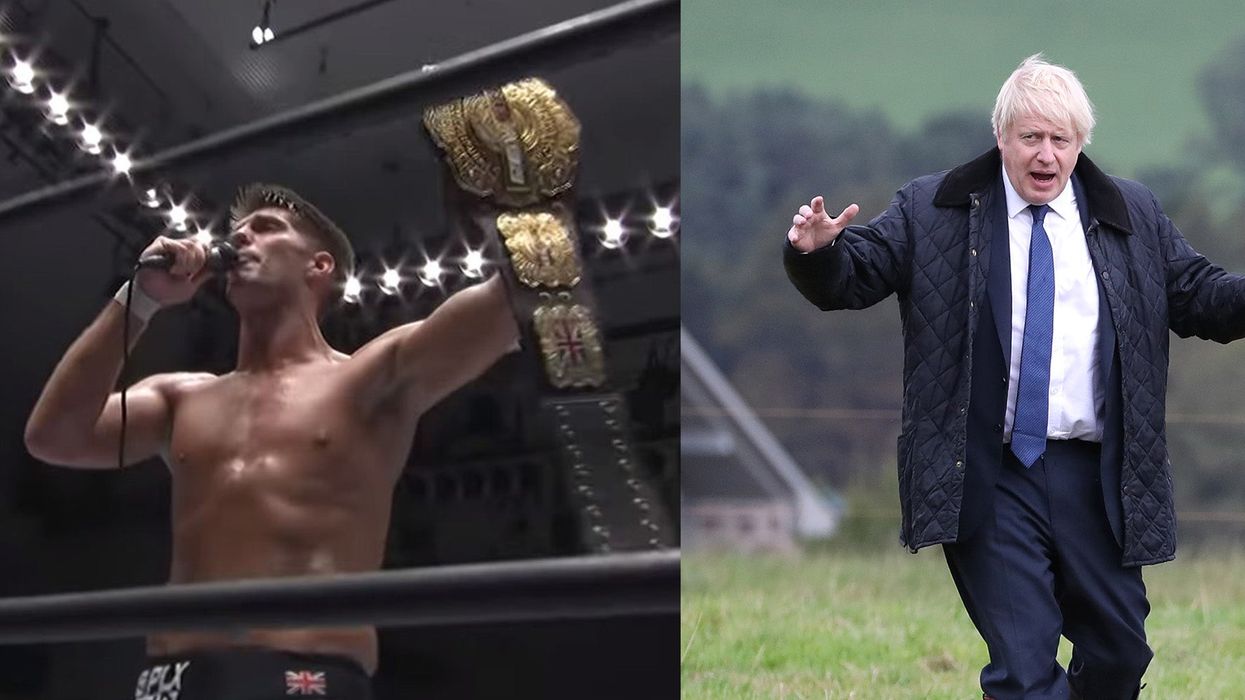 British wrestler calls out Boris Johnson and says he is a 'd*******'