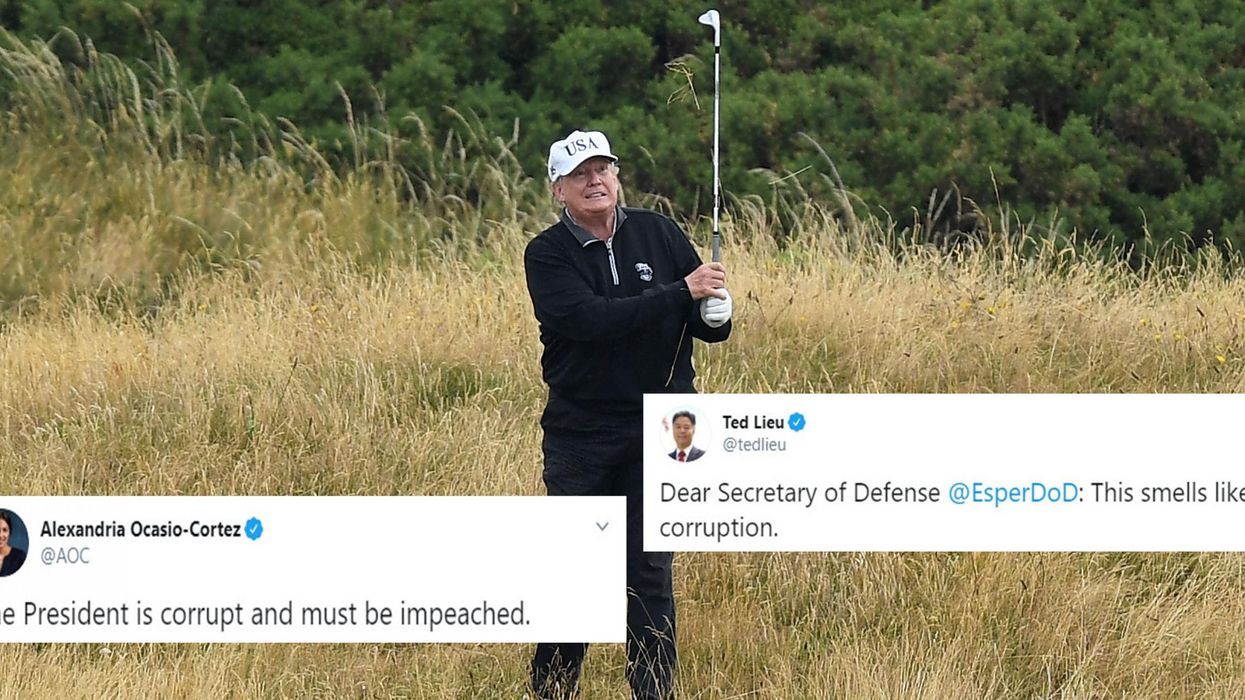 People are calling for Trump’s impeachment after report suggests he used military to prop up golf course