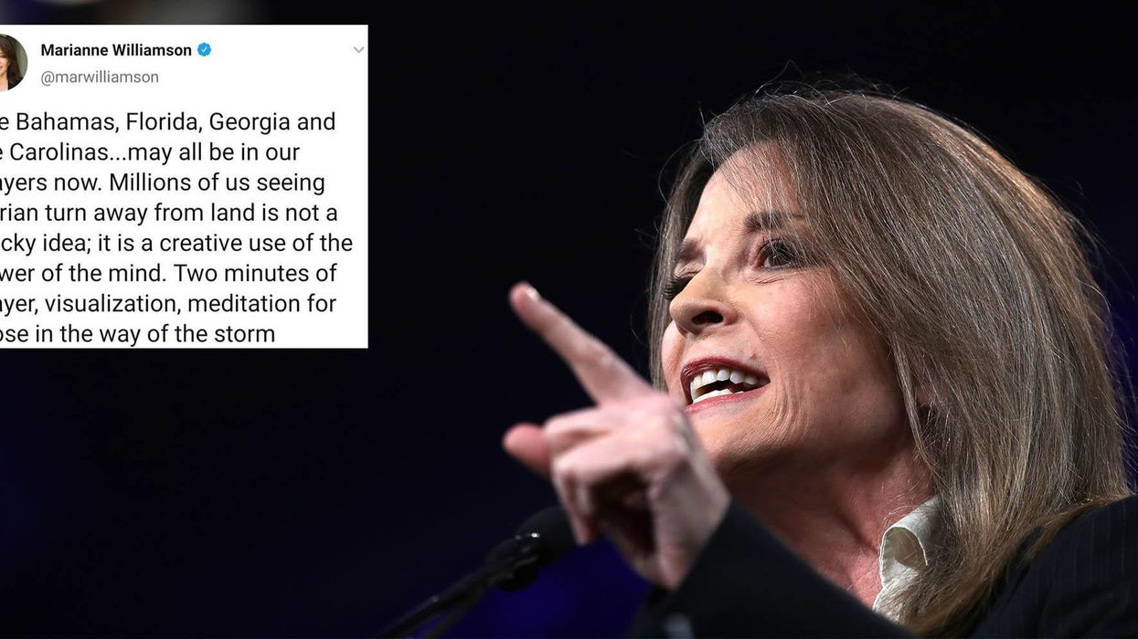 Democratic presidential candidate deletes tweet calling for people to use their minds to stop Hurricane Dorian