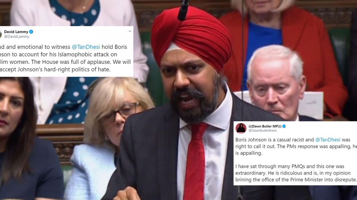 Labour MP applauded in Commons after calling out Boris Johnson's past racist comments