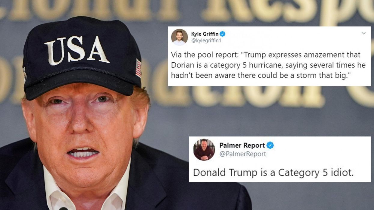 Trump says he 'hasn't heard of category 5' hurricane before despite four hitting the US since he became president