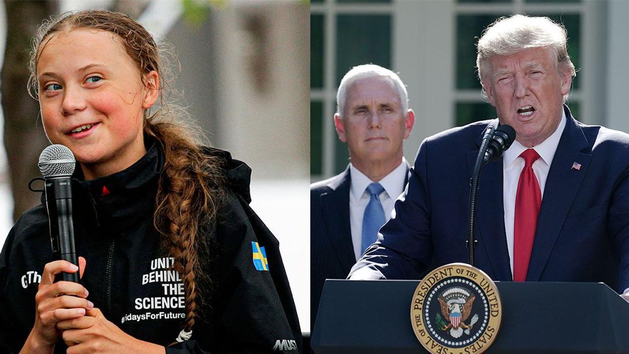 Greta Thunberg says Trump ‘obviously doesn’t listen to science’ on climate change