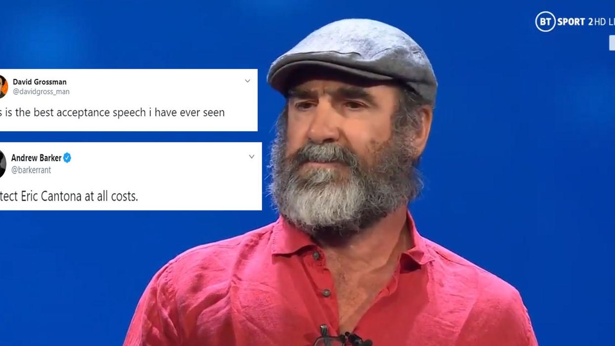 Eric Cantona's bizarre speech quoting ‘King Lear’ left just about everyone baffled