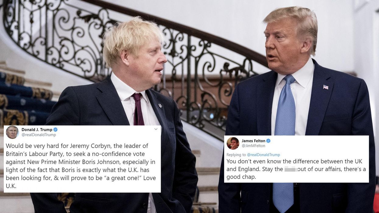 Trump said Boris Johnson is 'exactly what UK has been looking for' and people aren't holding back