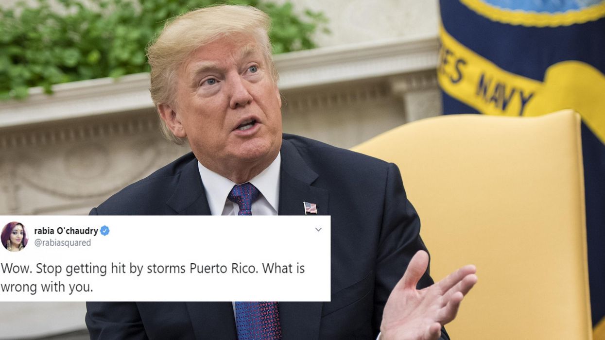 Trump is complaining about Puerto Rico facing another natural disaster after he gave them aid