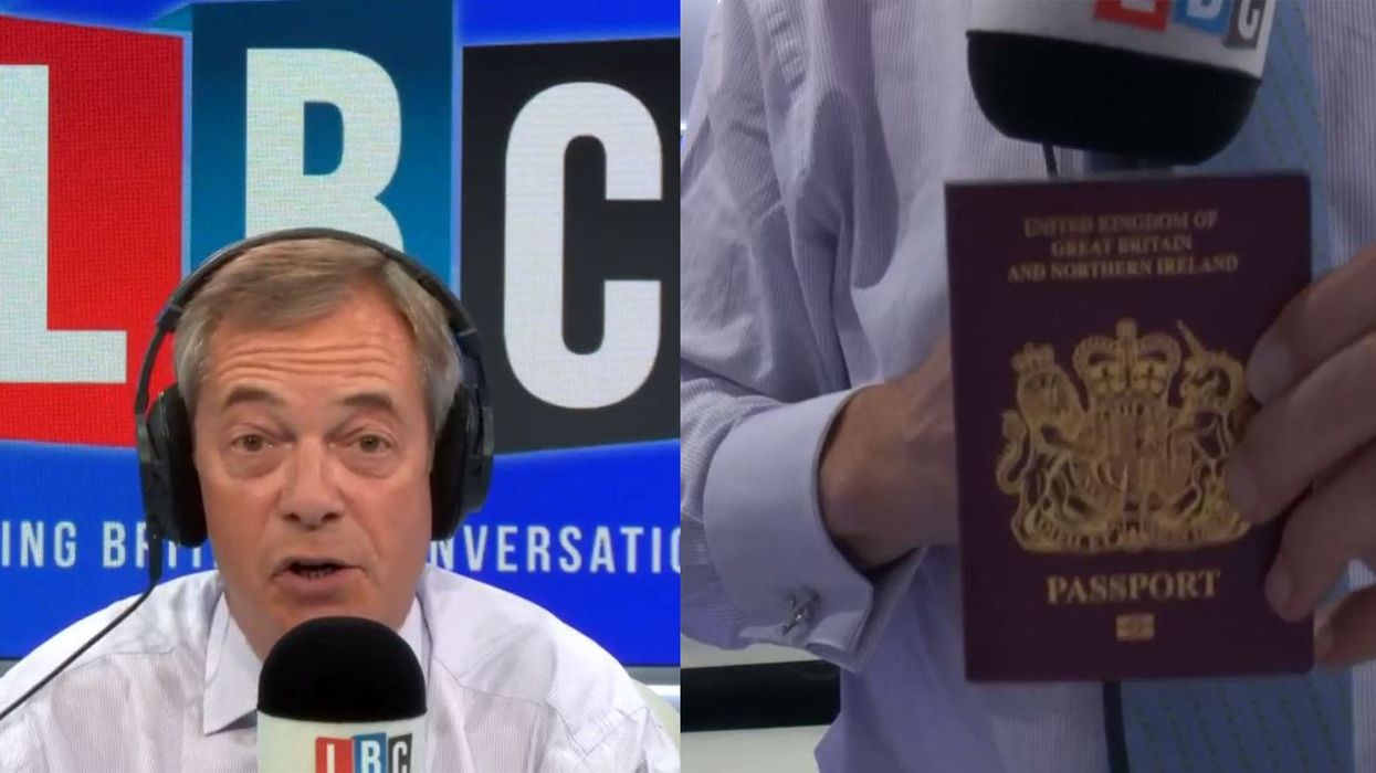 Nigel Farage says 'Brexiteers are winning' because he got a new passport