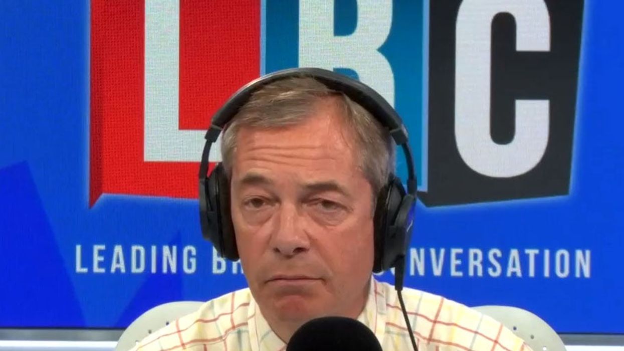 LBC caller tells Nigel Farage he is deluded for playing down no-deal Brexit