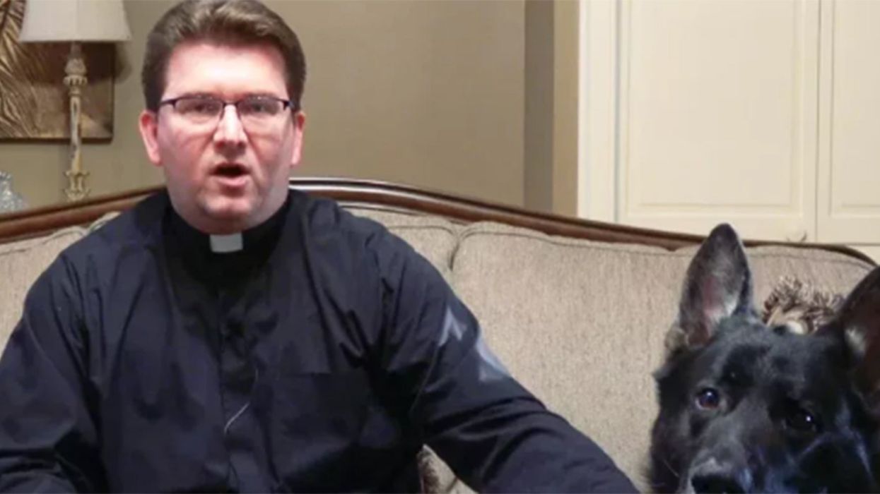 American priest that banned black housekeeper from his property blames his 'racist dog'