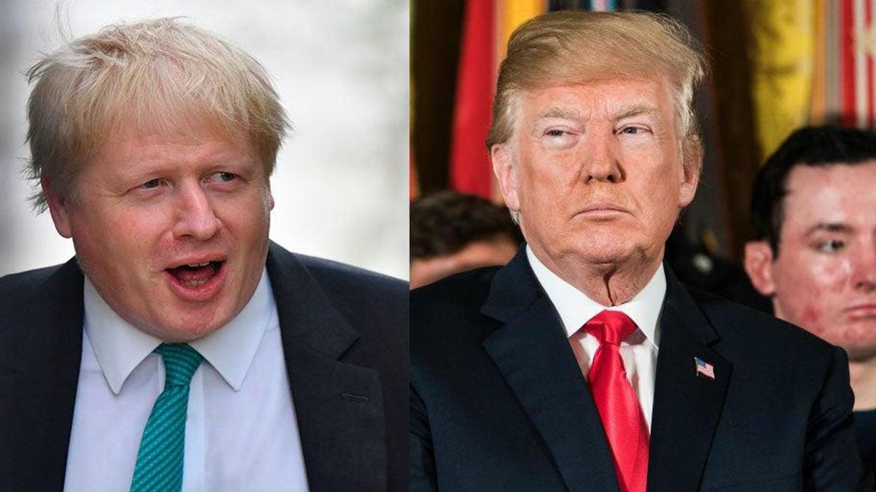 Trump says he and Boris Johnson are 'very much aligned' and that's terrifying