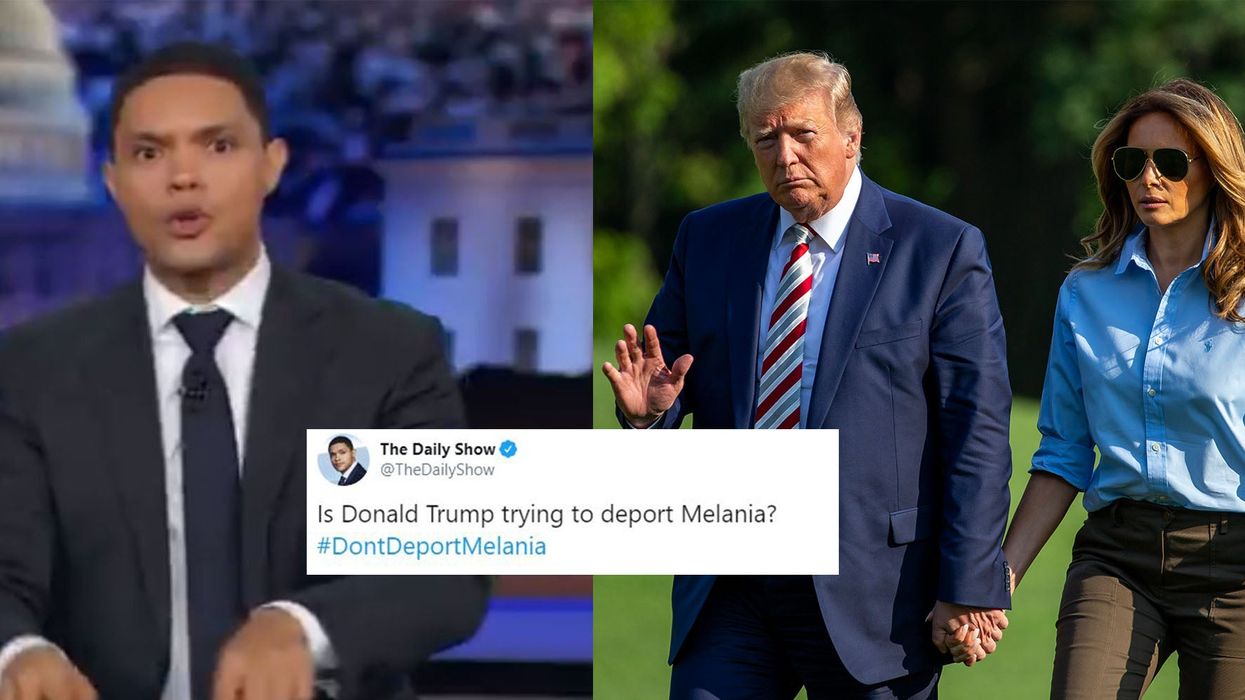 Trevor Noah explains how Trump's immigration policies would get Melania deported