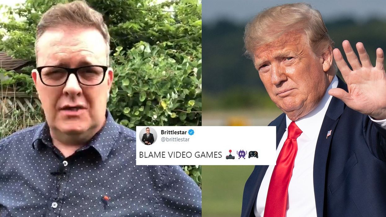 This video satirising Trump blaming video games for violence is perfect