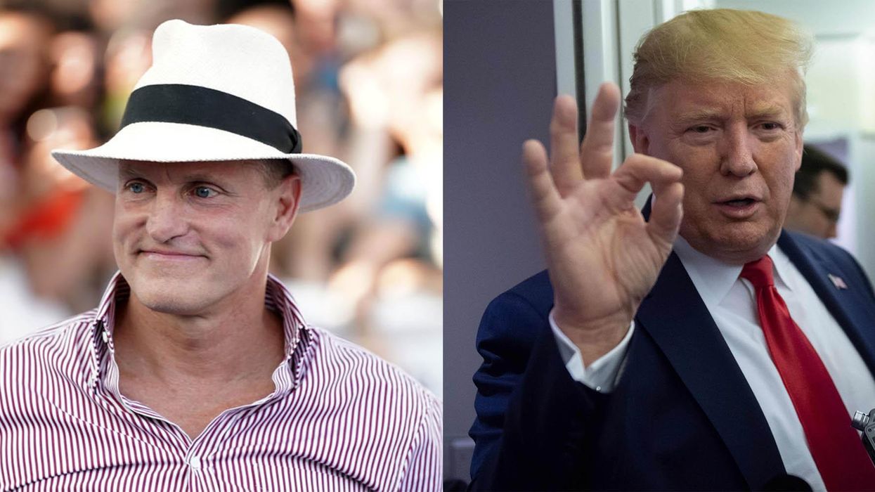 Woody Harrelson says his dinner with Trump was so ‘brutal’ he had to get high to survive it