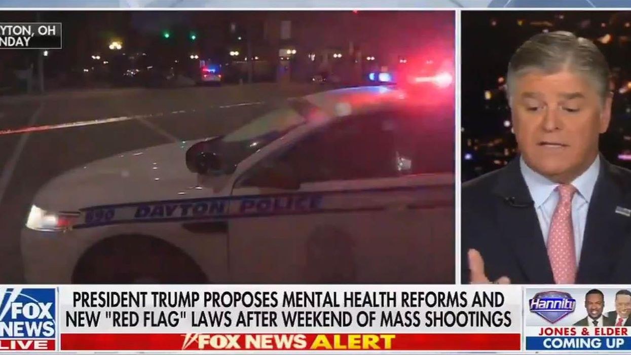 Sean Hannity proposes giant police state to combat mass shootings. There’s just one problem