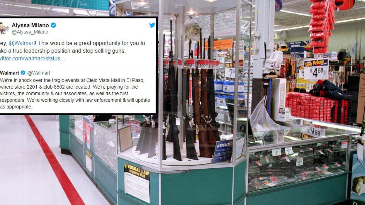 People are campaigning for Walmart to stop selling guns following mass shootings