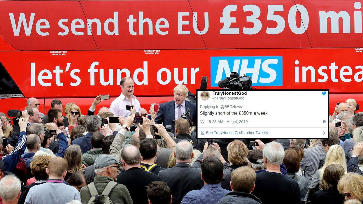 Boris Johnson has pledged to invest in the NHS and people are making the same point