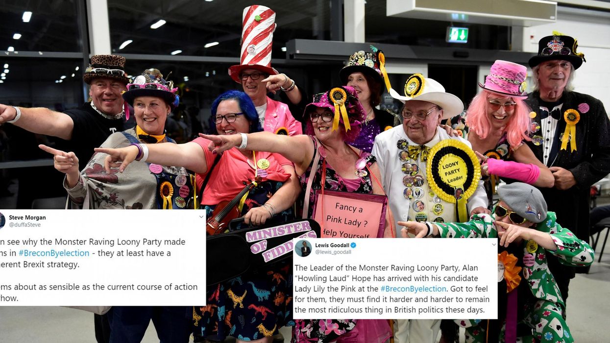 The Monster Raving Loony Party beat UKIP in the Brecon by-election and people think it's because of their Brexit strategy