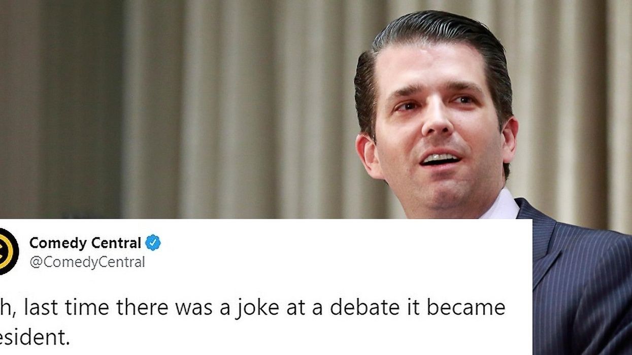 Donald Trump Jr destroyed by Comedy Central in a single tweet