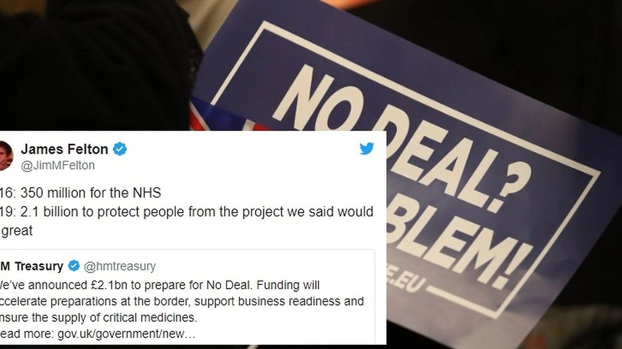 The government is spending an extra £2billion to prepare for no-deal Brexit and people are furious