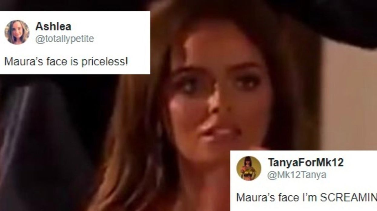 Maura's reaction to the Love Island result was hilarious