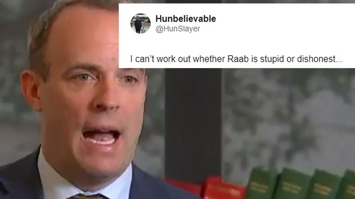 Dominic Raab tried to say UK had been flexible in Brexit negotiations, but couldn't give a single example