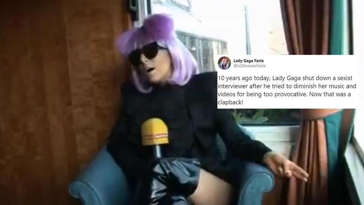 Resurfaced interview of Lady Gaga shutting down a sexist interviewer has gone viral